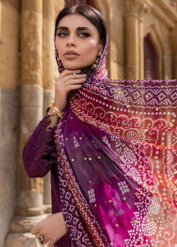 Premium 3 Piece Embroidered Lawn Suit - Unstitched