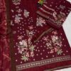 Premium 3 Piece Embroidered Lawn Suit - Unstitched