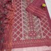 Premium 3 Piece Embroidered Lawn Suit - Unstitched