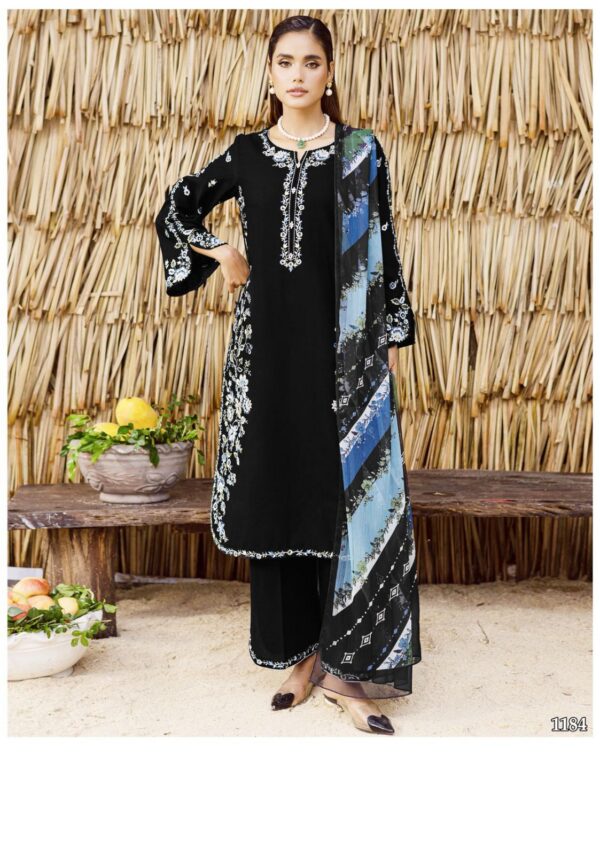 Premium 3 Piece Embroidered Lawn Suit - Unstitched
