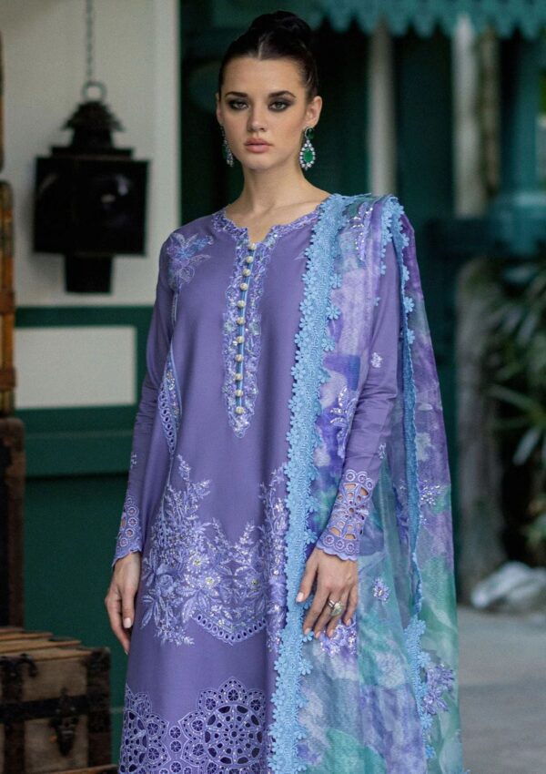 Premium 3 Piece Embroidered Lawn Suit - Unstitched