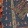 Premium 3 Piece Embroidered Lawn Suit - Unstitched