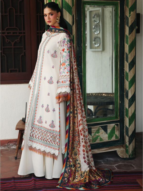 Premium 3 Piece Embroidered Lawn Suit - Unstitched