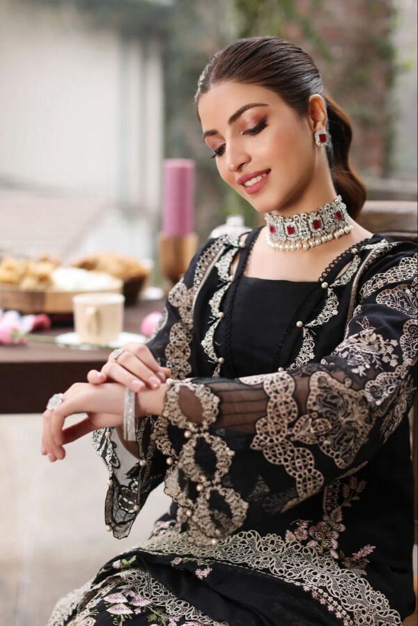 Premium 3 Piece Embroidered Lawn Suit - Unstitched