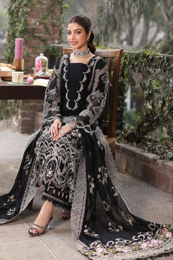 Premium 3 Piece Embroidered Lawn Suit - Unstitched