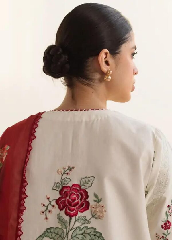 Premium 3 Piece Embroidered Lawn Suit - Unstitched