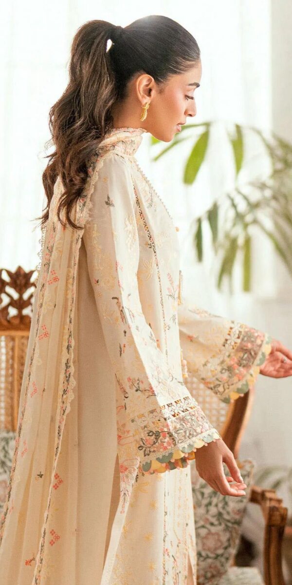 Premium 3 Piece Embroidered Lawn Suit - Unstitched