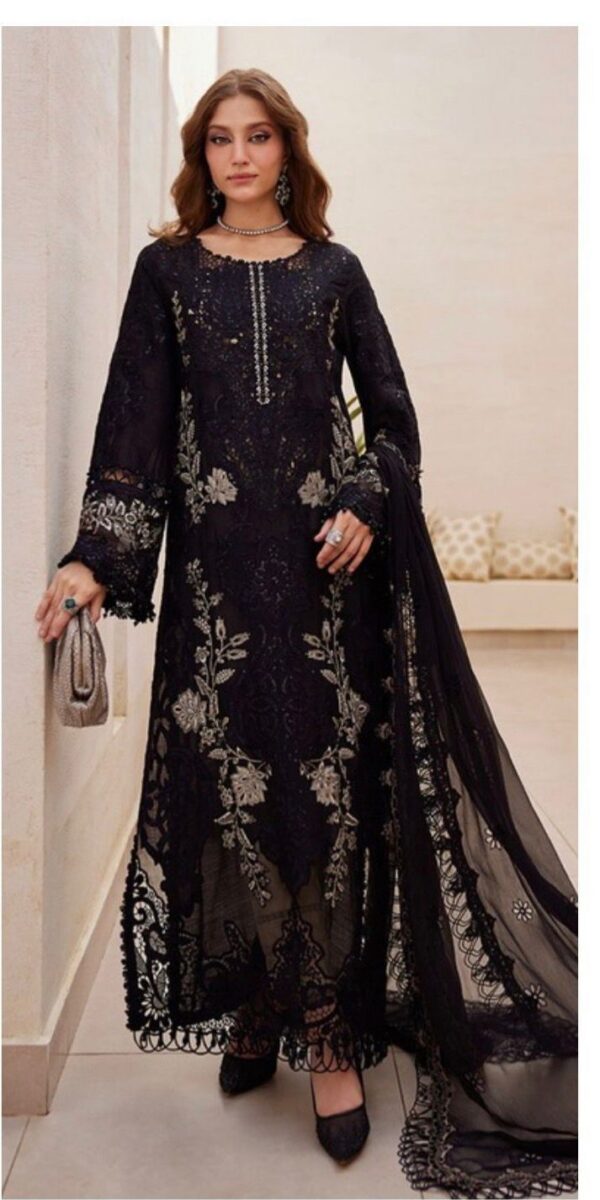 Premium 3 Piece Embroidered Lawn Suit - Unstitched