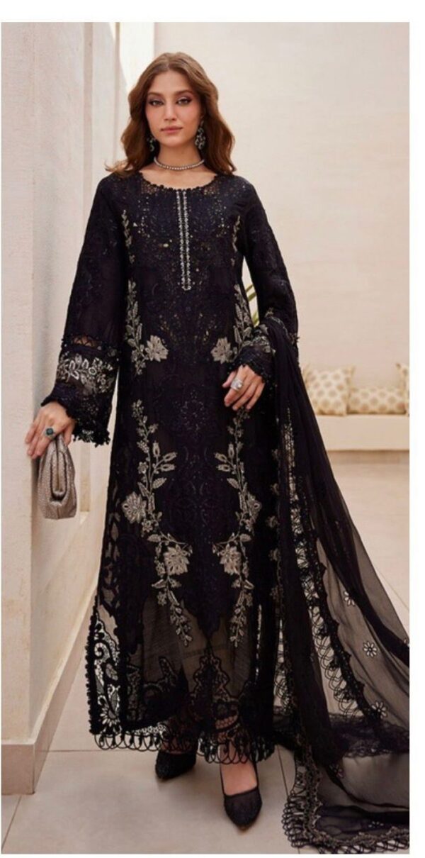 Premium 3 Piece Embroidered Lawn Suit - Unstitched