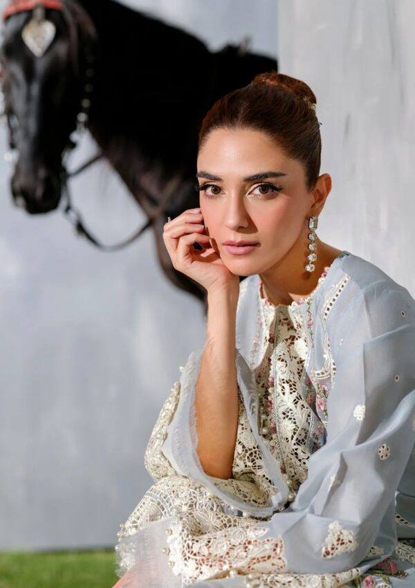 Premium 3 Piece Embroidered Lawn Suit - Unstitched