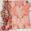 Premium 3 Piece Embroidered Lawn Suit - Unstitched