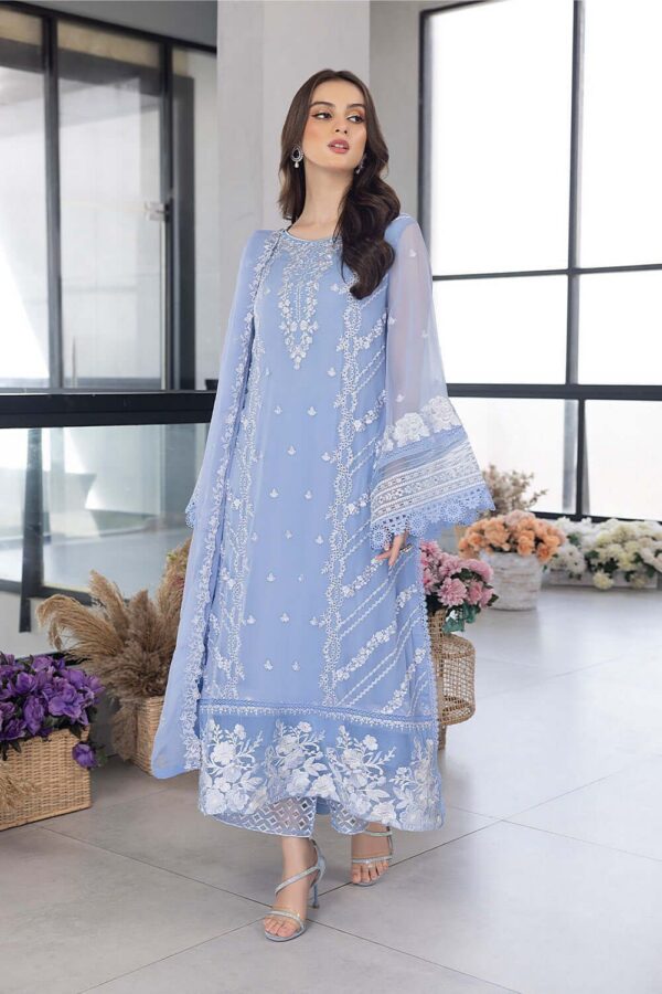 Premium 3 Piece Embroidered Lawn Suit - Unstitched
