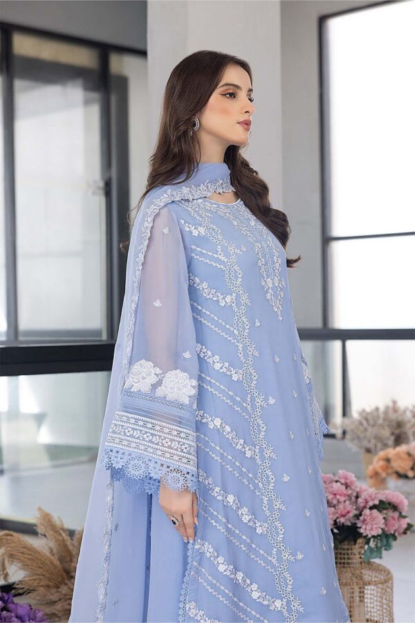 Premium 3 Piece Embroidered Lawn Suit - Unstitched