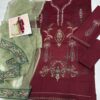 Premium 3 Piece Embroidered Lawn Suit - Unstitched