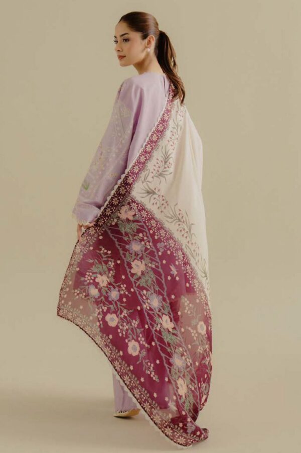 Premium 3 Piece Embroidered Lawn Suit - Unstitched