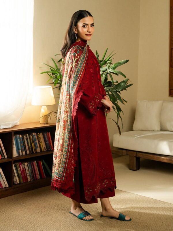 Premium 3 Piece Embroidered Lawn Suit - Unstitched
