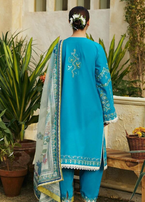 Premium 3 Piece Embroidered Lawn Suit - Unstitched