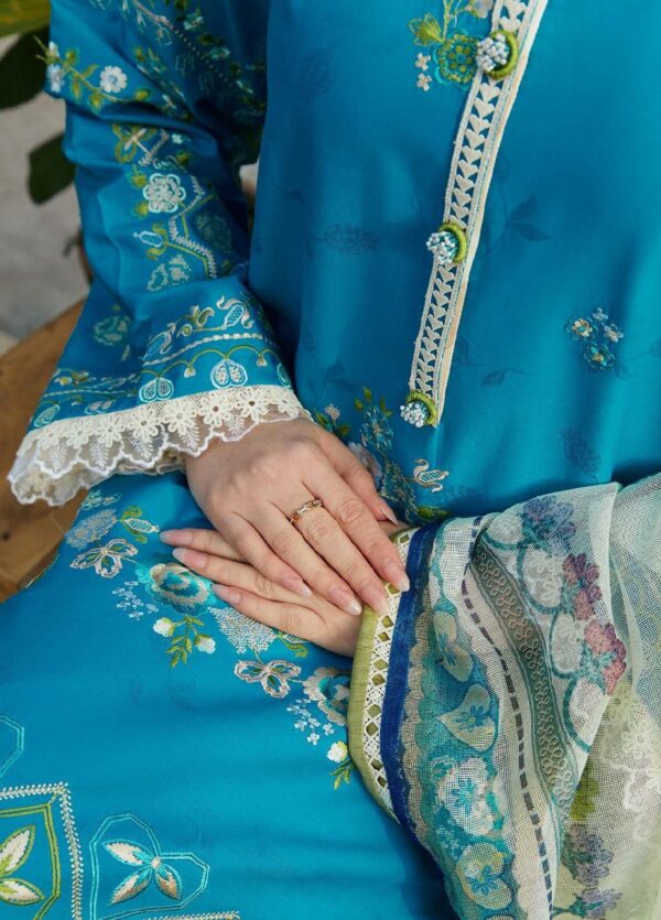 Premium 3 Piece Embroidered Lawn Suit - Unstitched