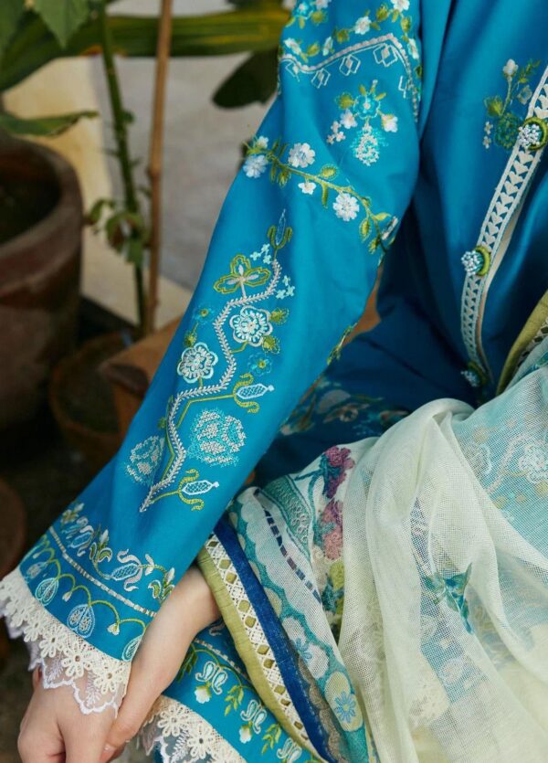 Premium 3 Piece Embroidered Lawn Suit - Unstitched