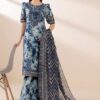 Premium 3 Piece Embroidered Lawn Suit - Unstitched