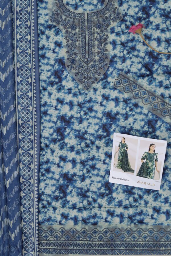 Premium 3 Piece Embroidered Lawn Suit - Unstitched