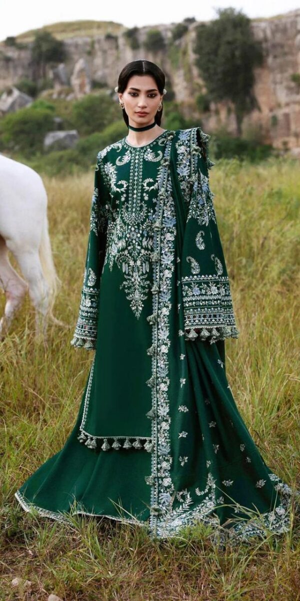 Premium 3 Piece Embroidered Lawn Suit - Unstitched