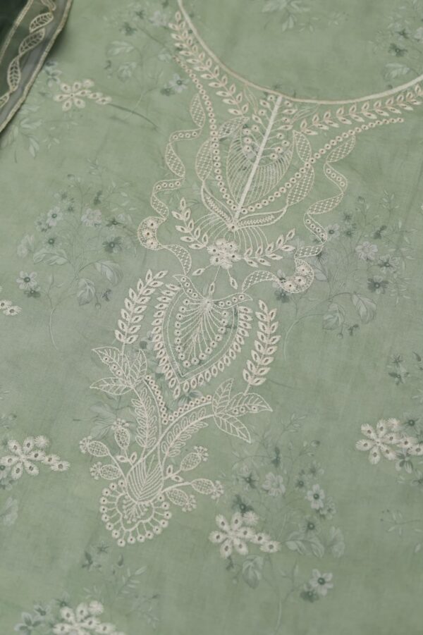 Premium 3 Piece Embroidered Lawn Suit - Unstitched