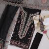 Premium 3 Piece Embroidered Lawn Suit - Unstitched
