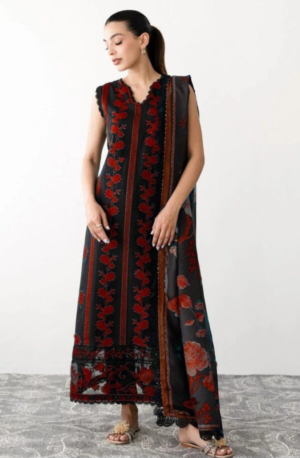 Premium 3 Piece Embroidered Lawn Suit - Unstitched
