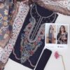 Premium 3 Piece Embroidered Lawn Suit - Unstitched
