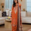 Premium 3 Piece Embroidered Lawn Suit - Unstitched