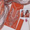 Premium 3 Piece Embroidered Lawn Suit - Unstitched