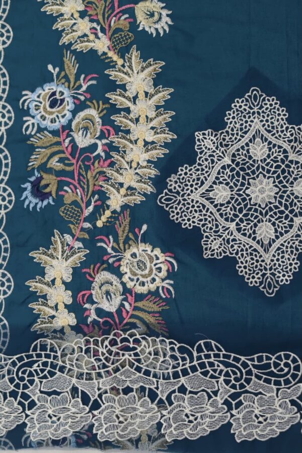 Premium 3 Piece Embroidered Lawn Suit - Unstitched
