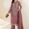 Premium 3 Piece Embroidered Lawn Suit - Unstitched