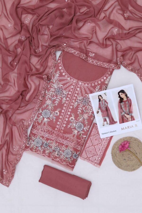 Premium 3 Piece Embroidered Lawn Suit - Unstitched