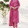 Premium 3 Piece Embroidered Lawn Suit - Unstitched