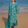 Premium 3 Piece Embroidered Lawn Suit - Unstitched