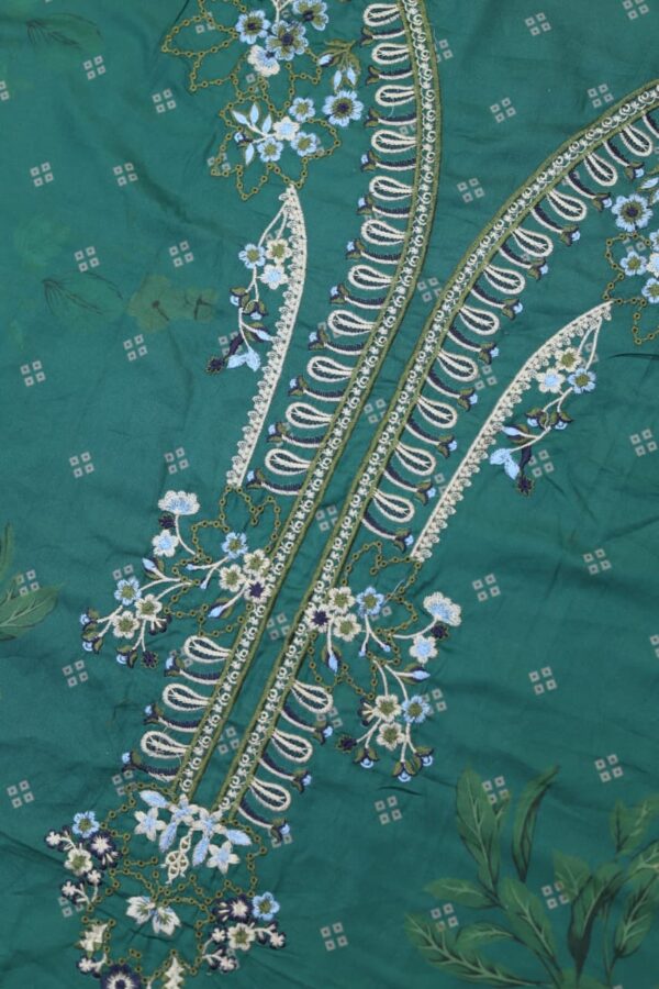 Premium 3 Piece Embroidered Lawn Suit - Unstitched