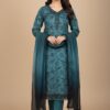 Premium 3 Piece Embroidered Lawn Suit - Unstitched