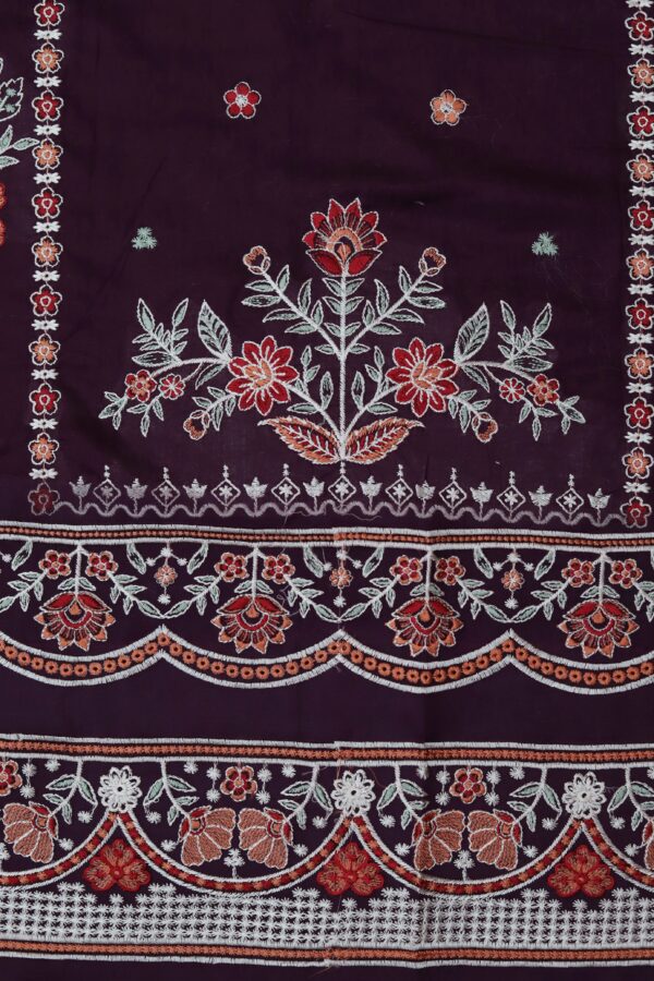 Premium 3 Piece Embroidered Lawn Suit - Unstitched