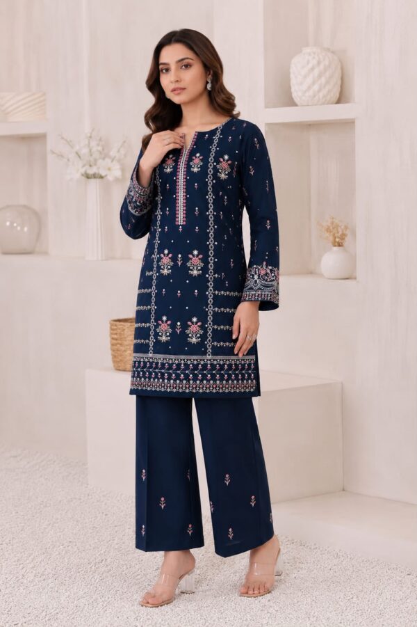 Premium 3 Piece Embroidered Lawn Suit - Unstitched