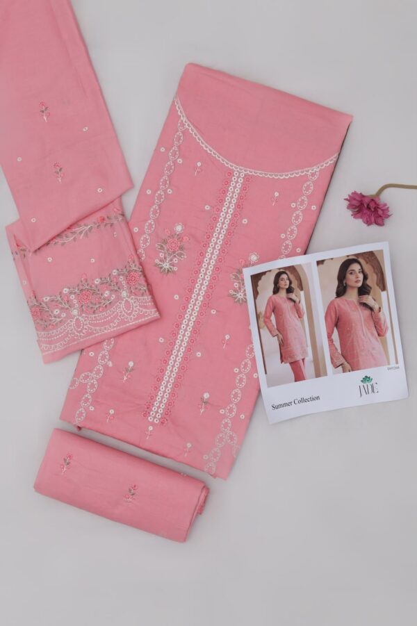 Premium 3 Piece Embroidered Lawn Suit - Unstitched