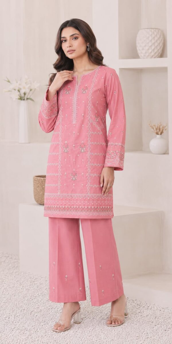 Premium 3 Piece Embroidered Lawn Suit - Unstitched