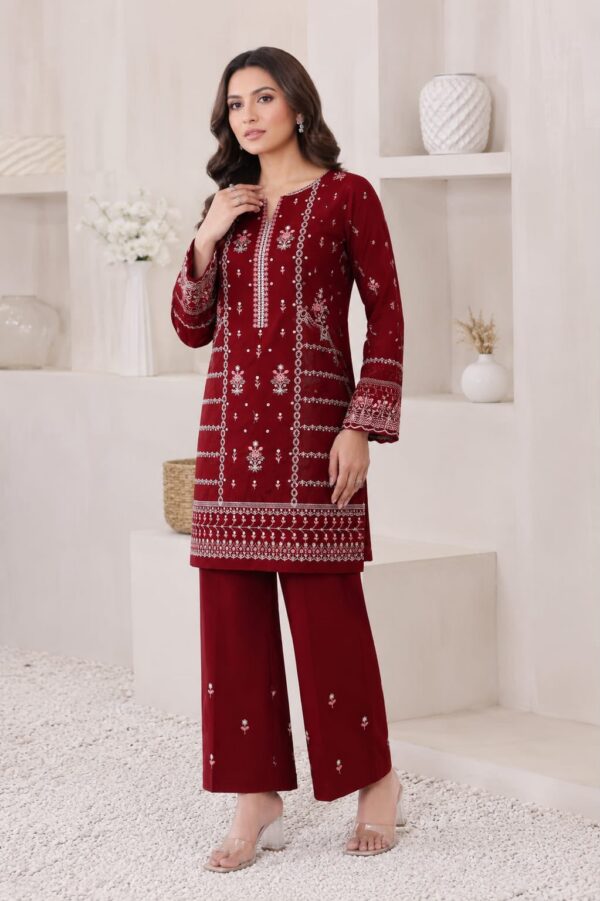 Premium 3 Piece Embroidered Lawn Suit - Unstitched