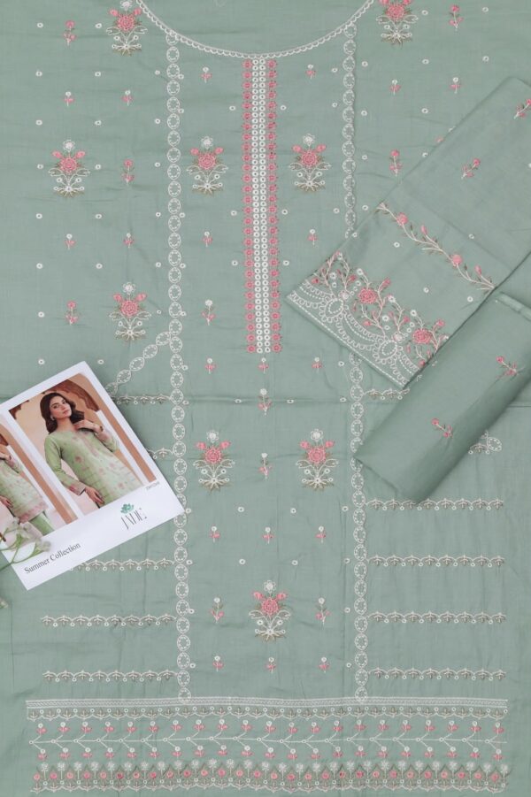 Premium 3 Piece Embroidered Lawn Suit - Unstitched