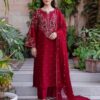 Premium 3 Piece Embroidered Lawn Suit - Unstitched