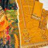Premium 3 Piece Embroidered Lawn Suit - Unstitched