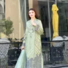 3 Piece Unstitched Embroidered Lawn Suit
