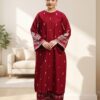 Juna Collection Premium 2 Piece Embroidered Dhanak Suit - Unstitched S01A003