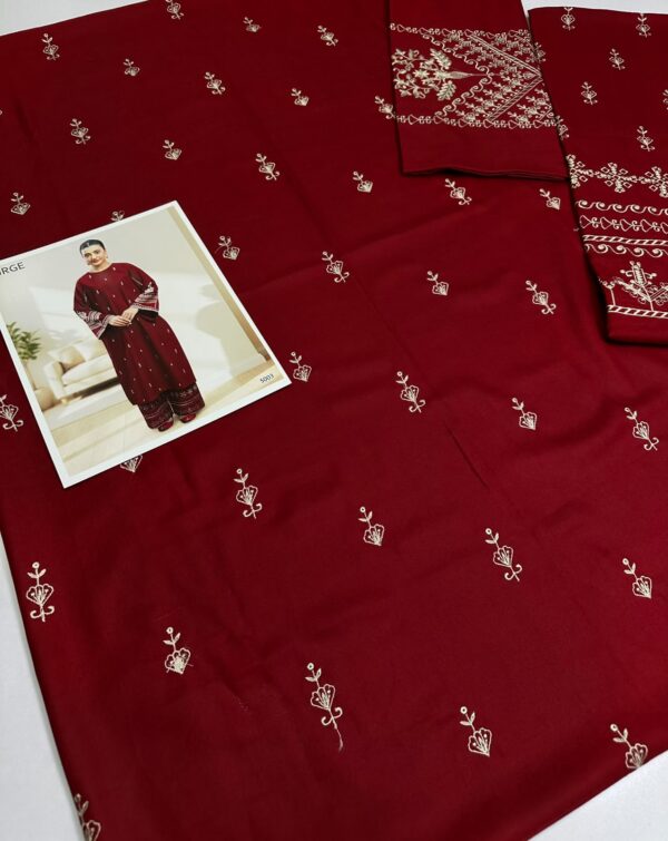 WhatsApp Image 2026-09-15 at 5.35.03 PM (1) Premium 2 Piece Embroidered Dhanak Suit - Unstitched S01A003